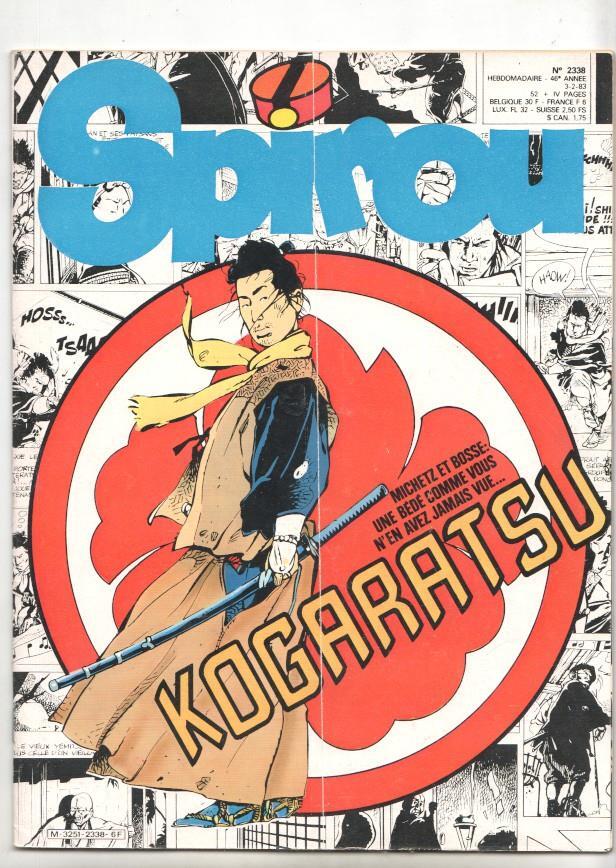 Revista Spirou num 2338, año 46, 3/2/83 - Kogaratsu le mon au lotus de sang