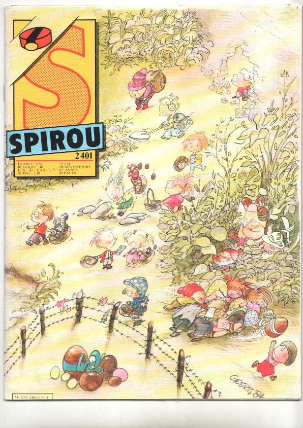 Revista Spirou num 2401, año 47, 19/4/84 