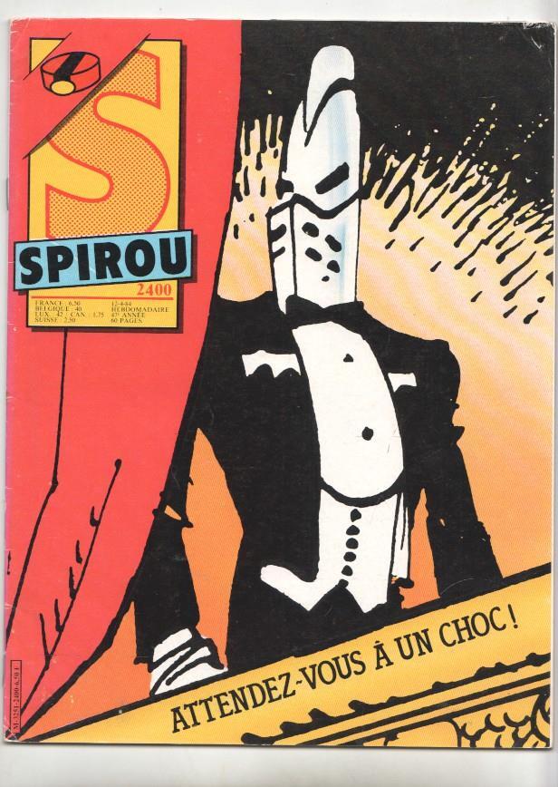 Revista Spirou num 2400, año 47, 12/4/84 - Attendez vous a un choc
