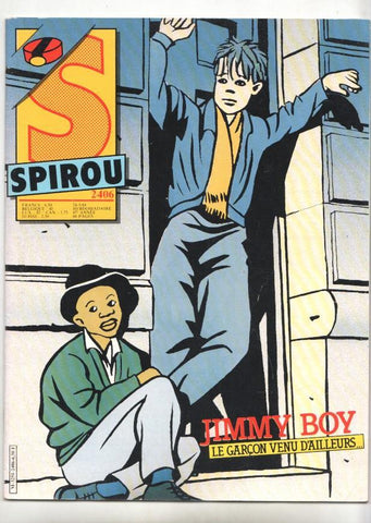 Revista Spirou num 2406, año 47, 24/5/84 - Jimmy Boy le garçon venu d'ailleurs