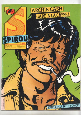 Revista Spirou num 2405, año 47, 17/5/84 - Archie Cash gare a la casse