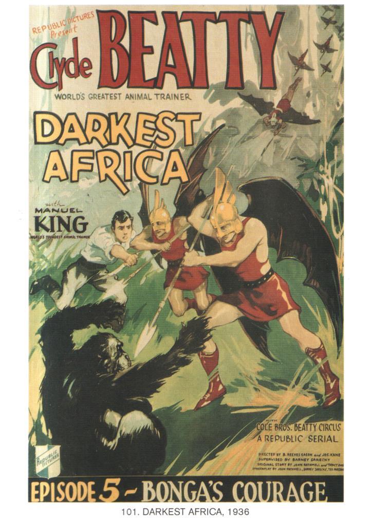 Poster DIN 4 numero 0970: Darkest Africa, 1936, episode V: Bonga's courage: Manuel King