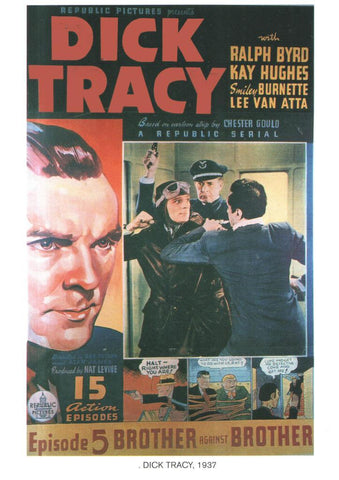 Poster DIN 4 numero 0971: Dic Tracy, 1937: episode 5: Brother against Brother, Ralph Byrd