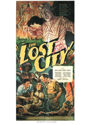 Poster DIN 4 numero 0976: The Lost City, 1935: William Boyd 