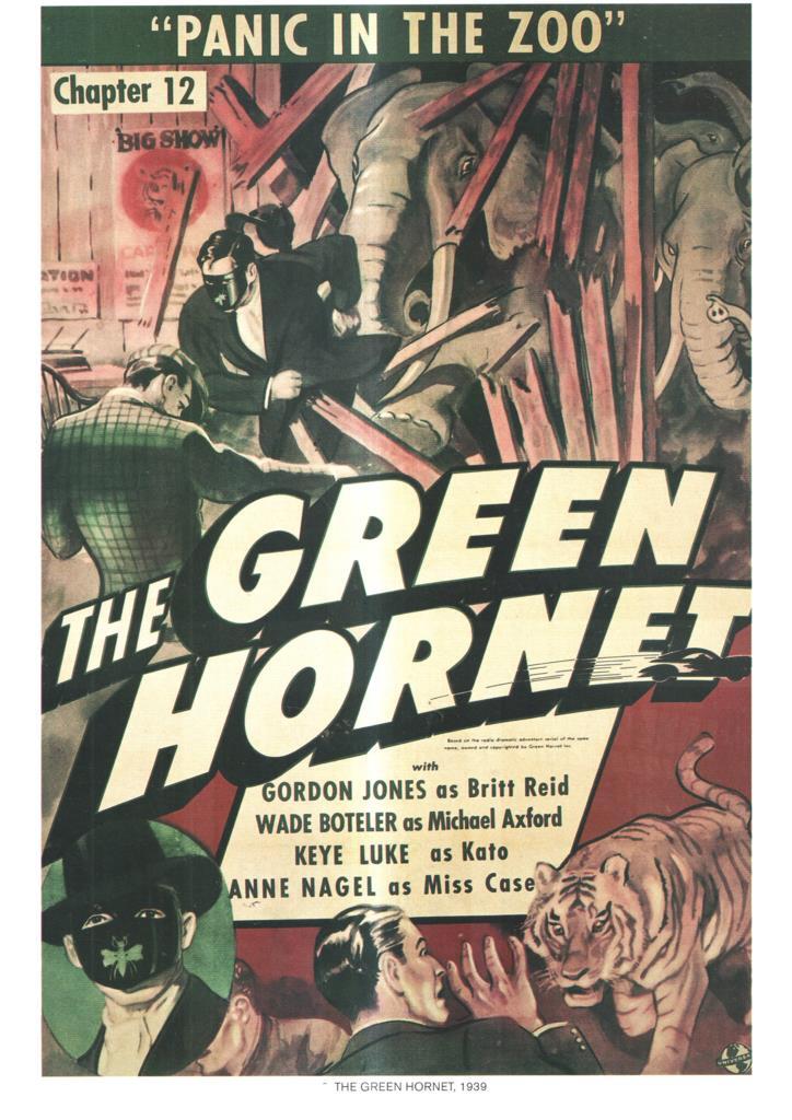 Poster DIN 4 numero 0977: The Green Hornet, 1939: chapter 12: Panic in the zoo 