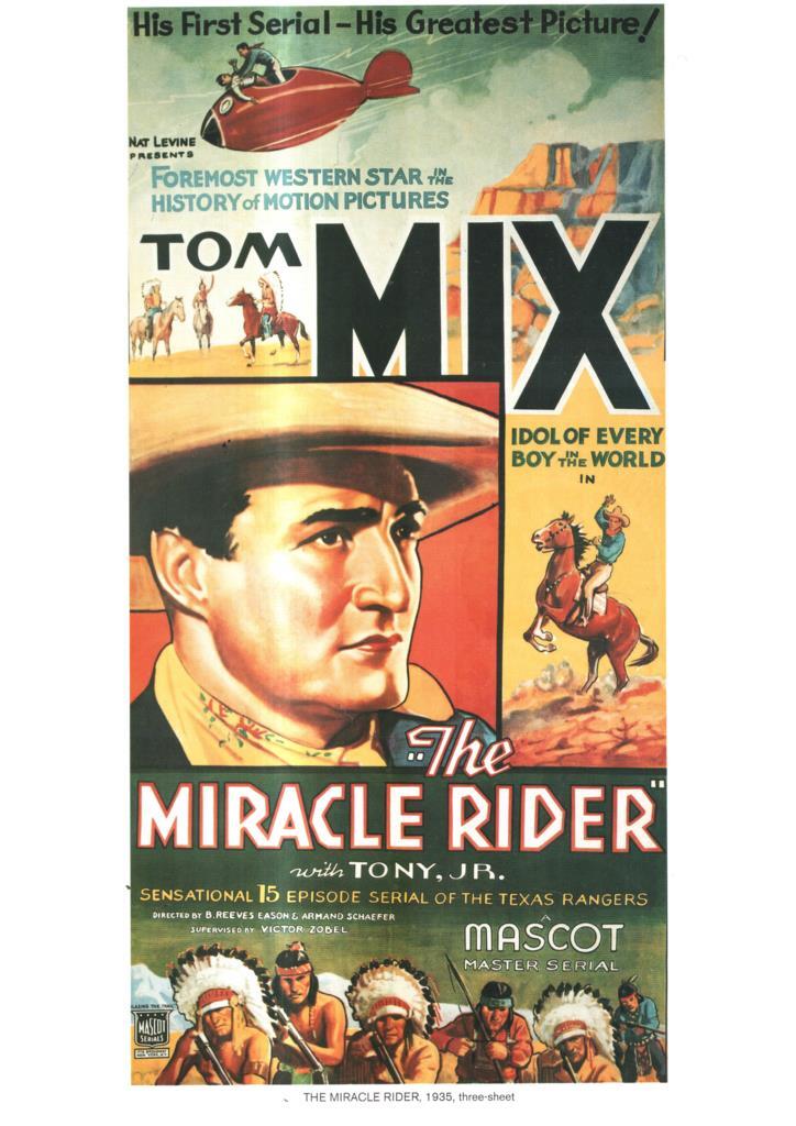 Poster DIN 4 numero 1159: The Miracle Rider, 1935: Tom Mix