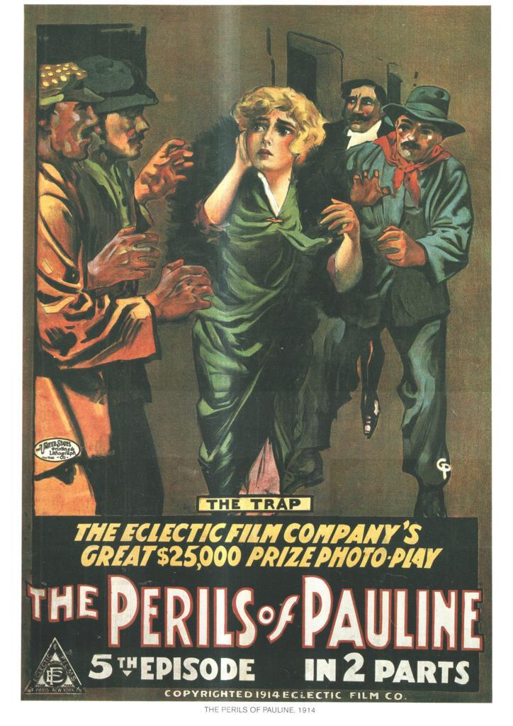 Poster DIN 4 numero 1165: The Perils of Pauline, 1914