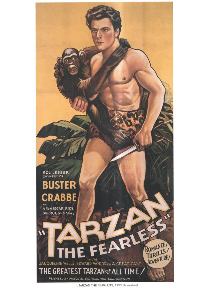 Poster DIN 4 numero 1166: Tarzan the Fearless, 1933: Buster Crabbe