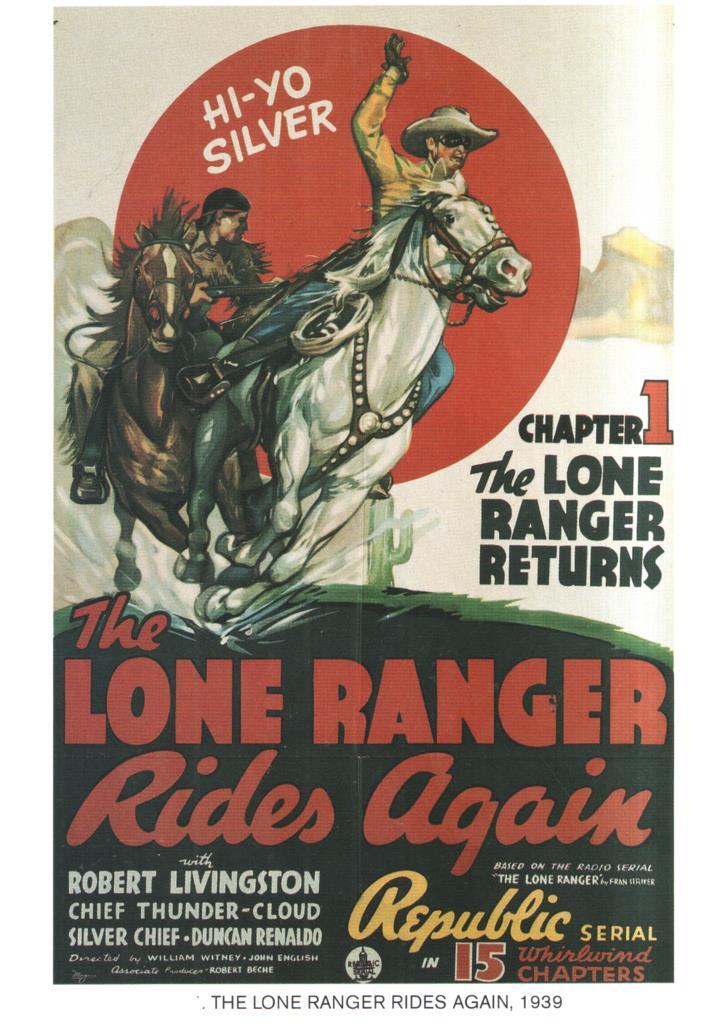 Poster DIN 4 numero 1169: The Lone Ranger Rides Again, 1939, chapter 1: the lone ranger returns 