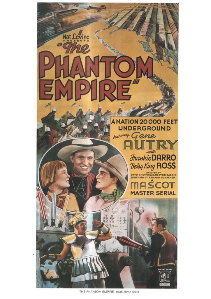 Poster DIN 4 numero 1173: The Phantom Empire, 1935: Gene Autry 