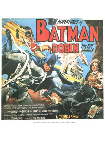 Poster DIN 4 numero 1174: New Adventures of Batman and Robin, 1949 