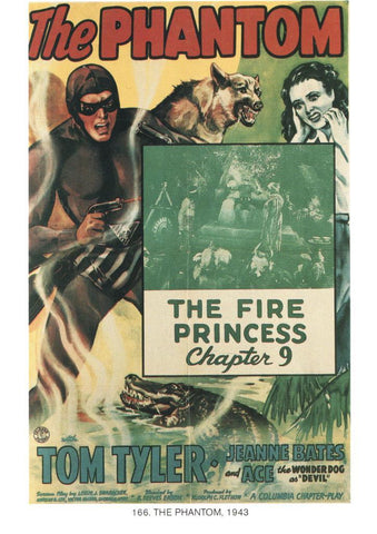 Poster DIN 4 numero 1175: The Phantom, 1943: chapter 9: The fire princes: Tom Tyler