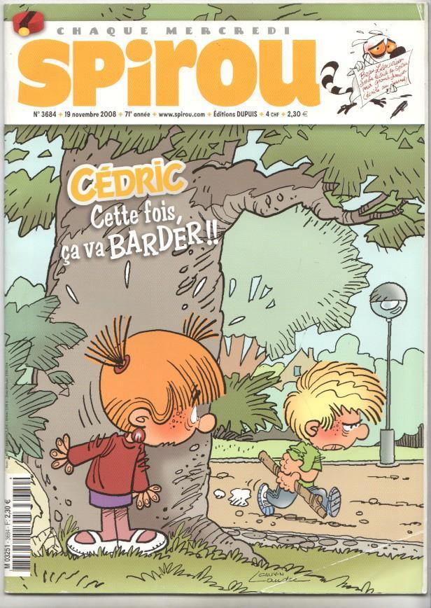 Revista Spirou num 3684, año 71, 19/11/2008 - Les poulets du Kentucky