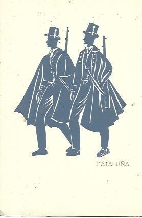 POSTAL A4797: Folklore de España, Cataluña