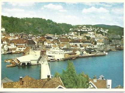 POSTAL A5146: Vista de Kragerd, Noruega