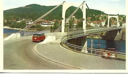POSTAL A5142: Puente en Kongsvinger, Noruega