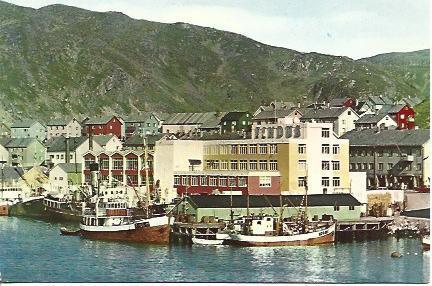 POSTAL A5137: Vista de Hammerfest, Noruega