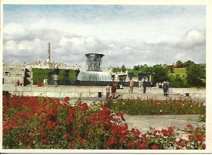 POSTAL A5185: Escultura Vigeland en Oslo, Noruega