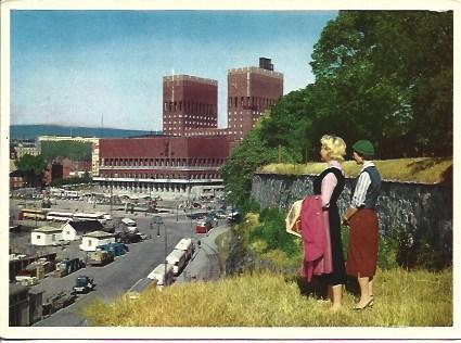 POSTAL A5181: Ayuntamiento de Oslo, Noruega