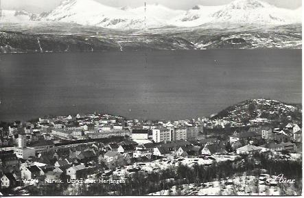 POSTAL A5172: Vista de Narvik, Noruega