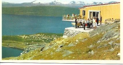 POSTAL A5171: Vista desde Restaurante Mountains en Narvik, Noruega