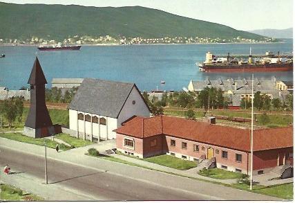 POSTAL A5170: Iglesia de Seamen en Noruega