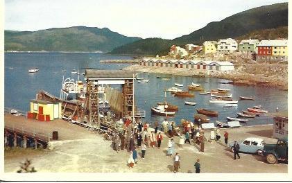 POSTAL A5169: Ferry de Vassvik en Narvik, Noruega