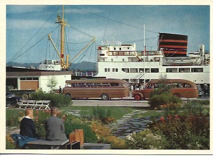 POSTAL A5165: Ferry en Molde, Noruega