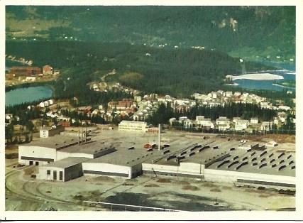 POSTAL A5162: Vista aerea de Mo i Rana, Noruega