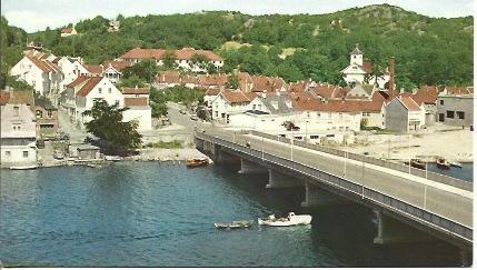 POSTAL A5160: Vsita de Mandal, Noruega