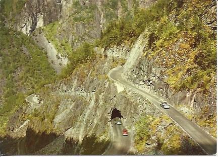 POSTAL A5157: Carretera en Mabodal, Noruega