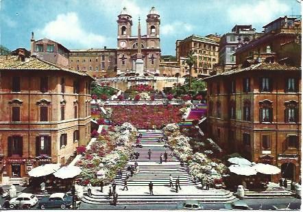 POSTAL A5081: Roma. Plaza de España