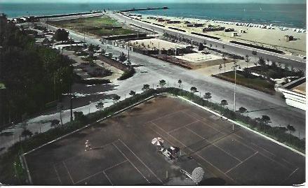 POSTAL A5079: Pista de tenis en Rimini