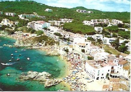 POSTAL A5076: Vista aerea de Calella de Palafrugell