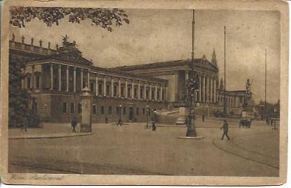 POSTAL A5075: Parlamento de Viena