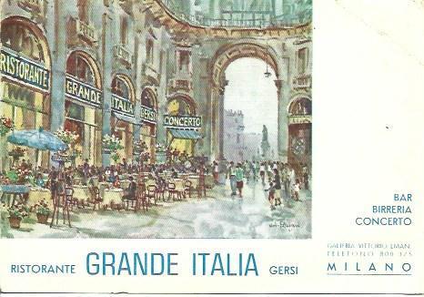 POSTAL A5070: Ristorante Grande Italia en Milan