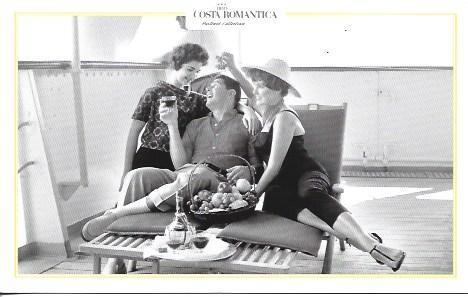 POSTAL A5068: Life in board the Franca, 1967