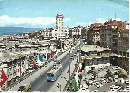 POSTAL A5063: Tour Bel Air en Lausanne