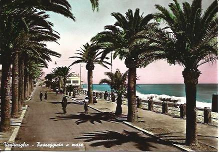 POSTAL A5089: Paseo Maritimo en Ventimiglia