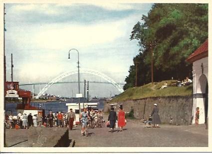 POSTAL A5118: Puente de Friedrikstad, Noruega