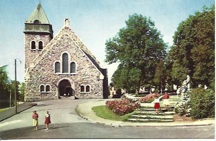 POSTAL A5095: Iglesia Alesund en Noruega