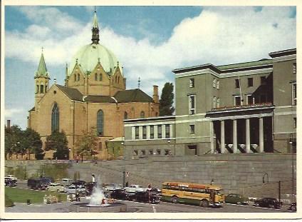 POSTAL A5188: Biblioteca de Oslo, Noruega