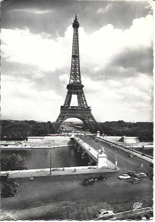 POSTAL A5283: Tour Eiffel y Puente de Iena en Paris
