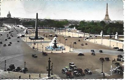 POSTAL A5276: Paris. Place de la Concorde