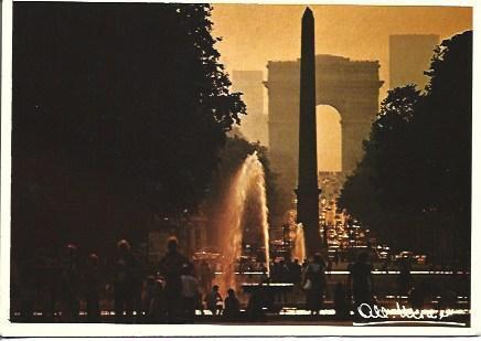 POSTAL A5274: Obleisco de la Concorde en Paris