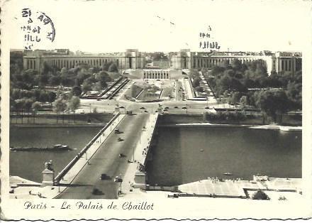 POSTAL A5273: Palacio de Chaillot en Paris