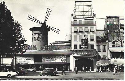 POSTAL A5268: Moulin Rouge en Paris