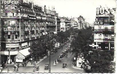 POSTAL A5263: Boulevard Montmartre en Paris