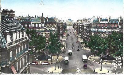 POSTAL A5258: Avenida de la Opera en Paris