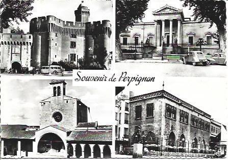 POSTAL A5285: Souvenir de Perpignan